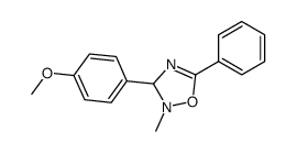 3-(4-methoxyphenyl)-2-methyl-5-phenyl-3H-1,2,4-oxadiazole Structure