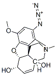 6β-Azido-7,8-didehydro-4,5α-epoxy-3-methoxy-17-methylmorphinan-14-ol Structure