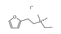 ethyl-[2-(2-furyl)ethyl]-dimethyl-azanium iodide结构式