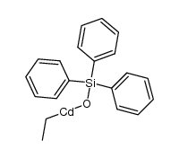 ethyl(triphenylsiloxy)cadmium结构式