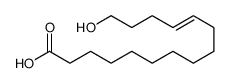 15-hydroxypentadec-11-enoic acid结构式