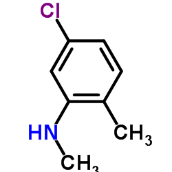 5-Chloro-N,2-dimethylaniline结构式