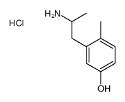 3-(2-aminopropyl)-4-methylphenol,hydrochloride Structure