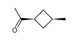 1-acetyl-3-methylcyclobutane Structure