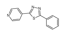 4-(5-Phenyl-1,3,4-thiadiazol-2-yl)pyridine Structure
