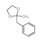 2-Propanone, 1-phenyl-, cyclic 1,2-ethanediyl acetal Structure