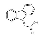 Acetic acid,9H-fluoren-9-ylidene- structure