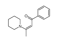 1-phenyl-3-piperidin-1-ylbut-2-en-1-one Structure