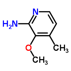 3-Methoxy-4-methyl-2-pyridinamine Structure