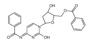 [(2R,3S,5R)-5-(4-benzamido-2-oxopyrimidin-1-yl)-3-hydroxyoxolan-2-yl]methyl benzoate Structure