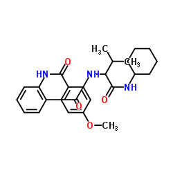 N-(1-(cyclohexylamino)-3-methyl-1-oxobutan-2-yl)-2-(4-methoxybenzamido)benzamide Structure