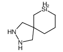 2,3-Diaza-7-silaspiro[4.5]decane (9CI) Structure