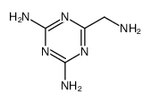 1,3,5-TRIAZINE-2,4-DIAMINE, 6-(AMINOMETHYL)-结构式