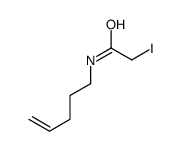 2-iodo-N-pent-4-enylacetamide Structure