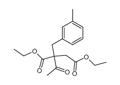 diethyl 2-acetyl-2-(3-methylbenzyl)succinate Structure