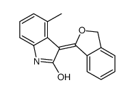 3-(3H-2-benzofuran-1-ylidene)-4-methyl-1H-indol-2-one Structure