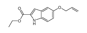 ethyl 5-prop-2-enoxy-1H-indole-2-carboxylate Structure