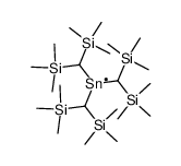 tris{bis(trimethylsilyl)methyl}stannyl radical结构式