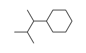 1,2-Dimethylpropylcyclohexane结构式