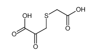 3-(carboxymethylsulfanyl)-2-oxopropanoic acid Structure