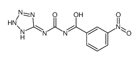 3-nitro-N-(2H-tetrazol-5-ylcarbamoyl)benzamide Structure