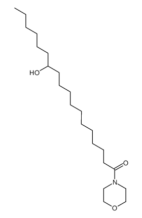 4-(12-hydroxy-octadecanoyl)-morpholine结构式