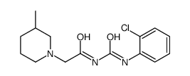 N-[(2-chlorophenyl)carbamoyl]-2-(3-methylpiperidin-1-yl)acetamide Structure