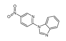 1-(5-nitropyridin-2-yl)benzimidazole Structure