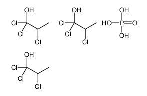 phosphoric acid,1,1,2-trichloropropan-1-ol Structure