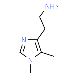 1,5-Dimethyl-1H-imidazole-4-ethanamine Structure