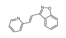 3-(2-pyridin-2-ylethenyl)-1,2-benzoxazole结构式