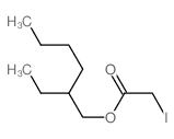 Acetic acid, 2-iodo-,2-ethylhexyl ester结构式