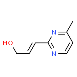 2-Propen-1-ol, 3-(4-methyl-2-pyrimidinyl)-, (2E)- (9CI)结构式