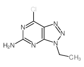5-chloro-9-ethyl-2,4,7,8,9-pentazabicyclo[4.3.0]nona-2,4,7,10-tetraen-3-amine picture