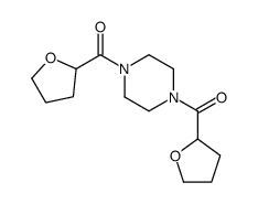 [4-(oxolane-2-carbonyl)piperazin-1-yl]-(oxolan-2-yl)methanone结构式