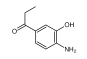 1-(4-amino-3-hydroxyphenyl)propan-1-one Structure