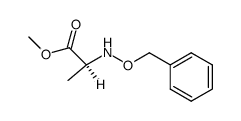 (S)-N-benzyloxy-alanine Me Ester Structure