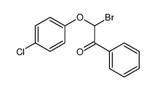 2-bromo-2-(4-chlorophenoxy)-1-phenylethanone Structure