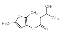 2,5-二甲基-3-异戊硫基呋喃结构式