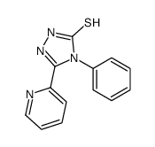 4-phenyl-3-pyridin-2-yl-1H-1,2,4-triazole-5-thione Structure