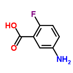 5-氨基-2-氟苯甲酸结构式