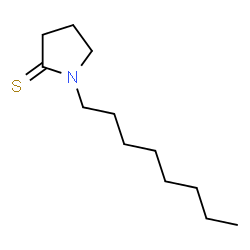 2-Pyrrolidinethione,1-octyl-结构式