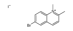 6-bromo-1,2-dimethylquinolin-1-ium,iodide结构式