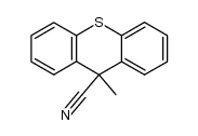 9-Cyano-9-methylthioxanthene Structure