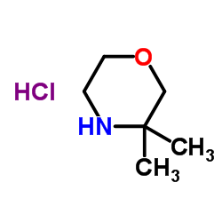 3,3-Dimethylmorpholine hydrochloride (1:1) Structure