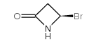 2-Azetidinone,4-bromo-,(4R)-(9CI) structure