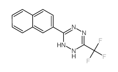 3-naphthalen-2-yl-6-(trifluoromethyl)-1,4-dihydro-1,2,4,5-tetrazine结构式