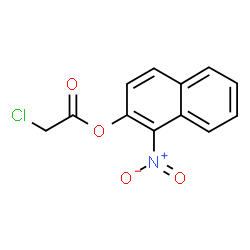 1-nitro-2-naphthyl chloroacetate结构式