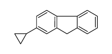 2-cyclopropyl-9H-fluorene Structure