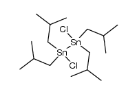 {(iso-C4H9)2SnCl}2 Structure